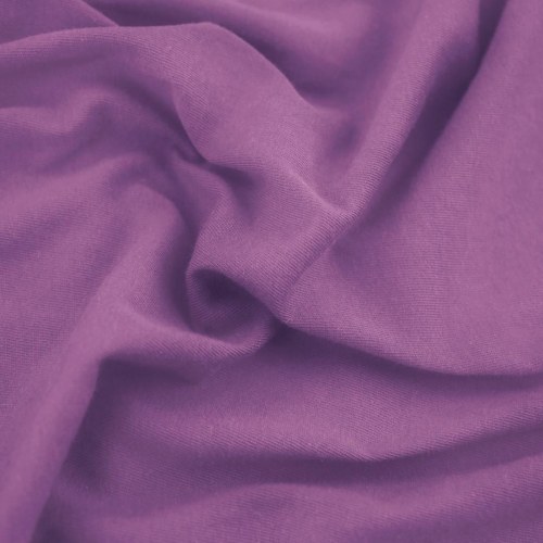 Jersey faconlagen RESTILO Amber - mørk lilla 220-240 x 220 cm