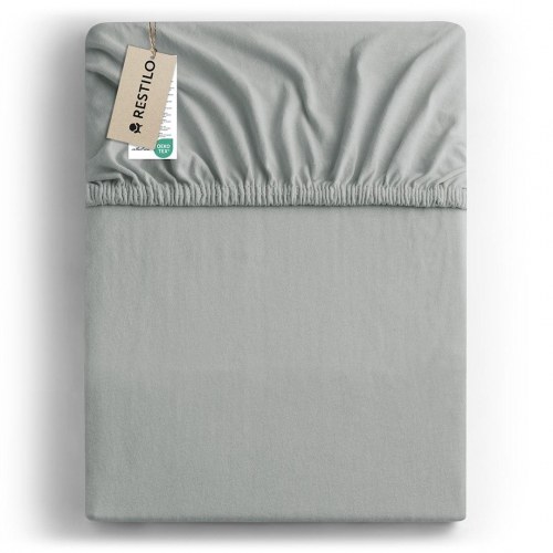 Jerseylagen RESTILO Amber - grå, 180-200 x 200 cm