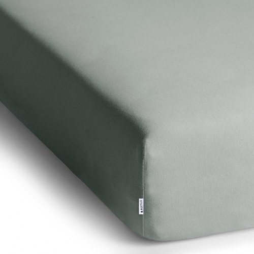 Jerseylagen RESTILO Amber - grå 200-220 x 200 cm