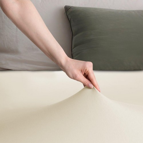 Faconlagen RESTILO Amber jersey 120-140x200 cm - beige
