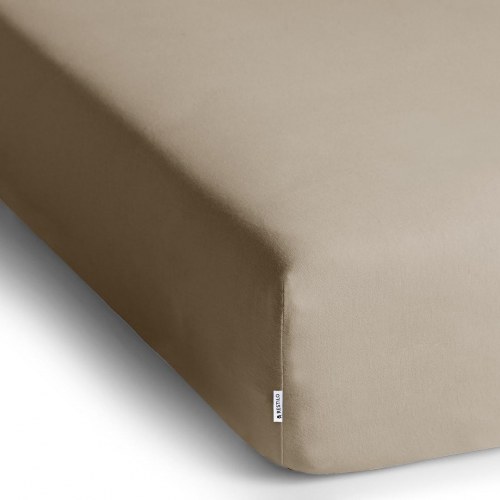 Jerseylagen RESTILO Amber - cappuccino, 140-160x200 cm
