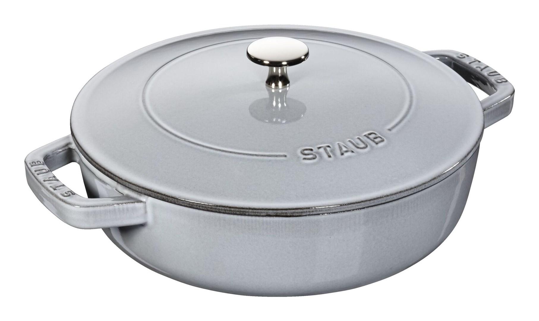 STAUB Staub Chistera sauterpande støbejern Ø24 cm Grafitgrå
