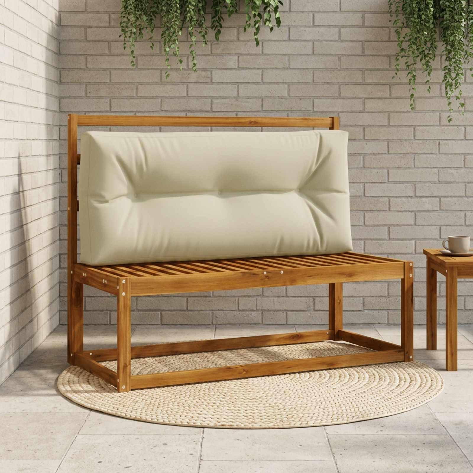 Pallerygpude VIANEN - lys grøn 120 x 40 x 12 cm