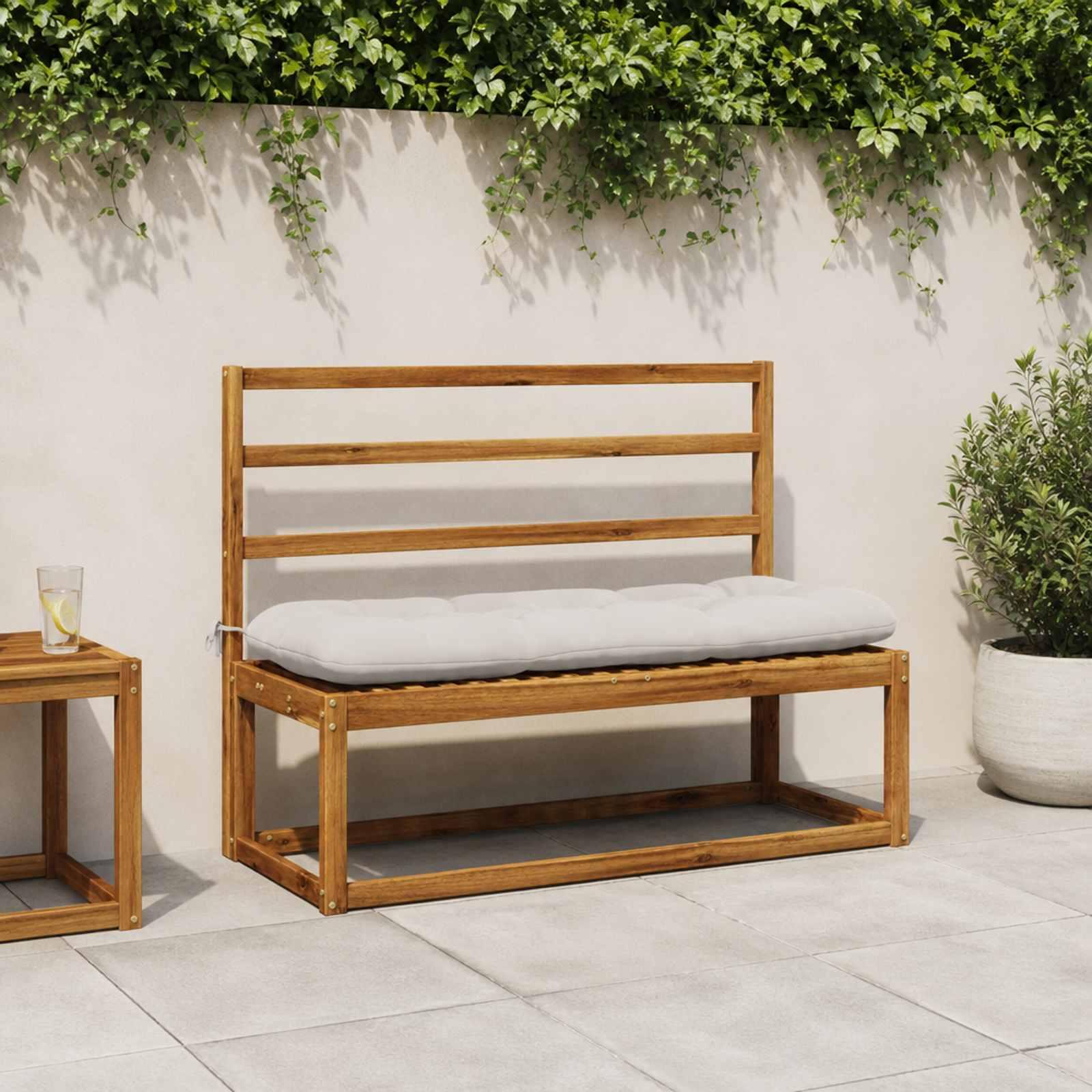 Bænkepuder VIANEN 2 stk. - hvid 100 x 40 x 12 cm