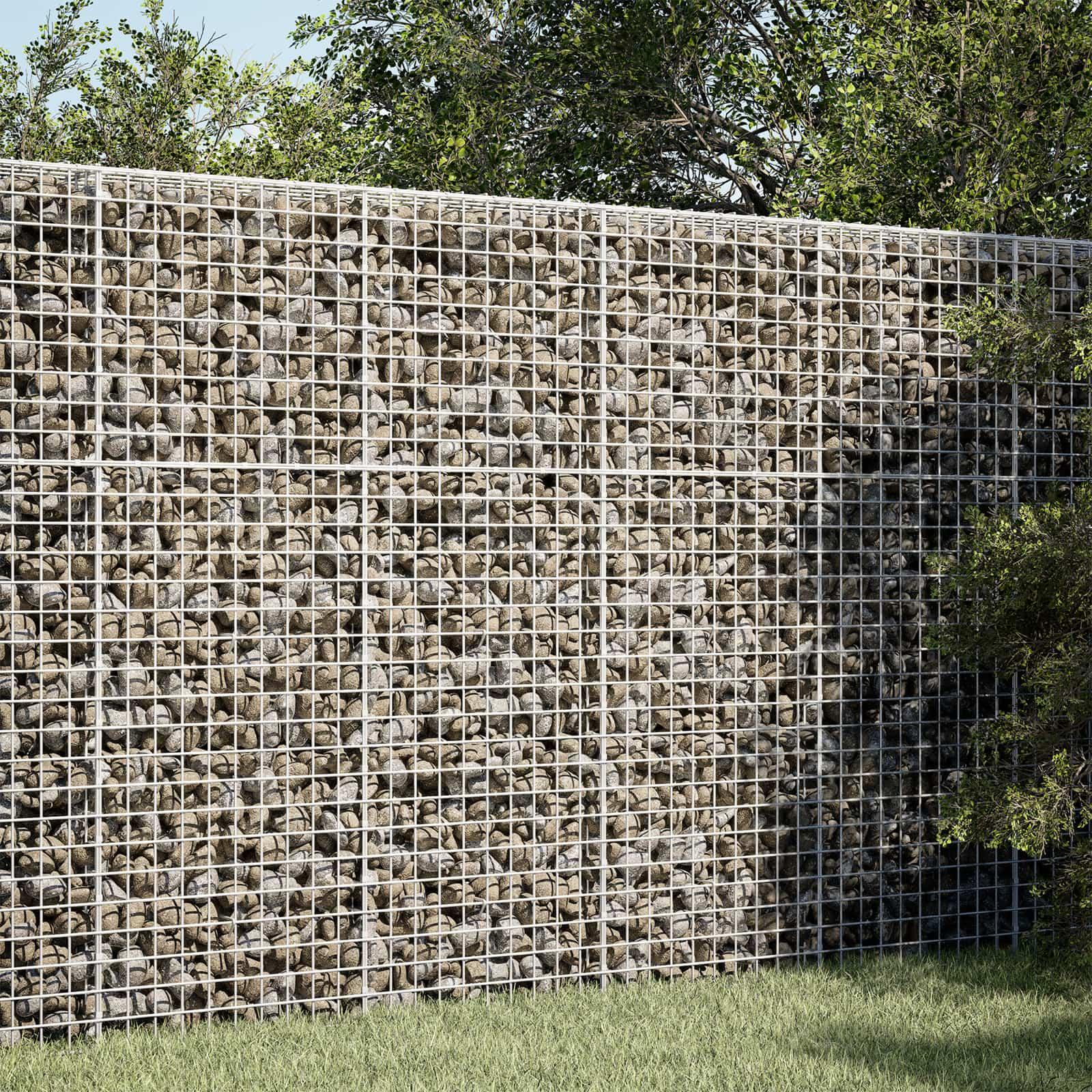 Gabion med 3,5 mm tråd 150 x 10 x 150 cm