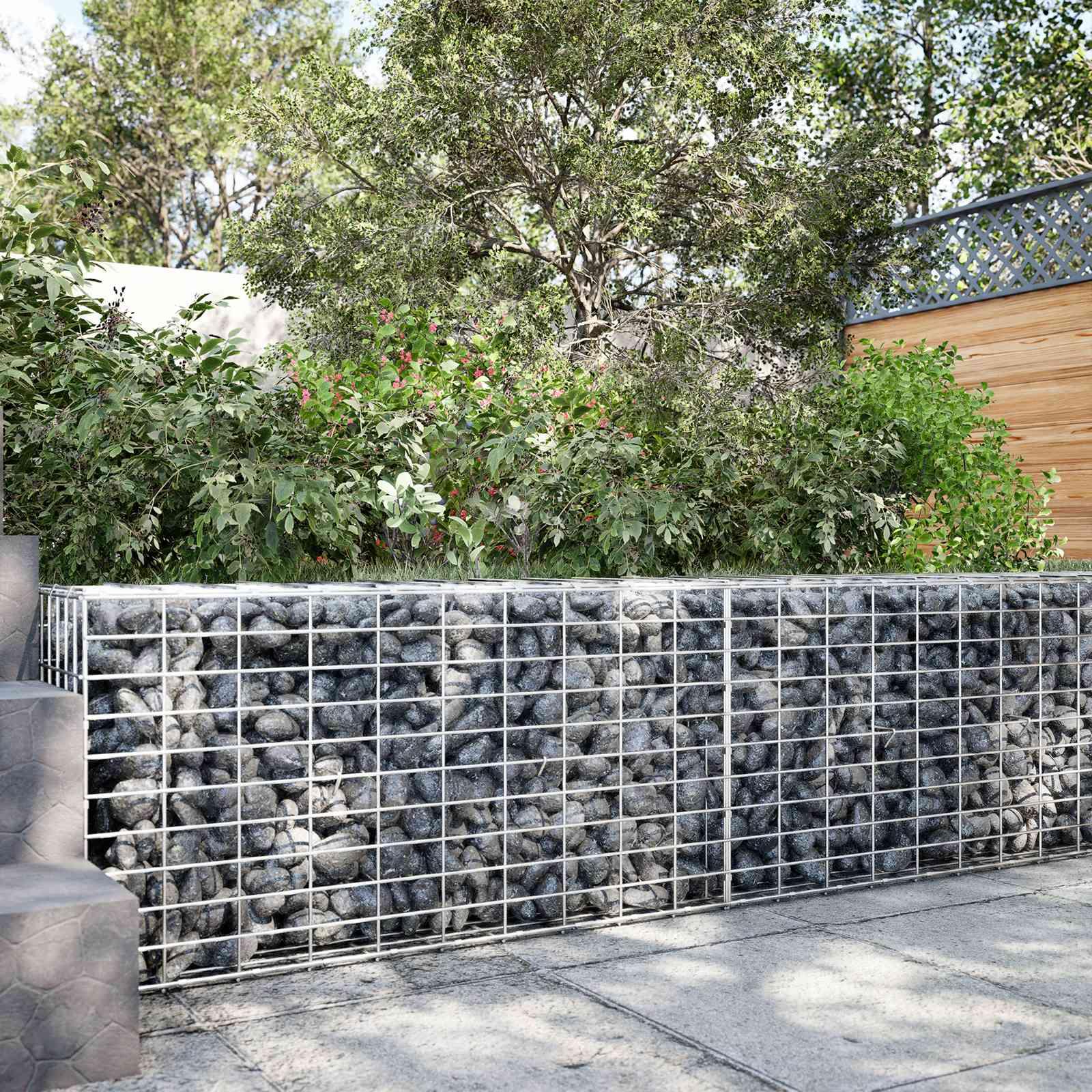 Gabion i galvaniseret stål 50 x 20 x 50 cm