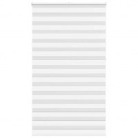 Zebragardin hvid 125 x 230 cm (OUTLET A)