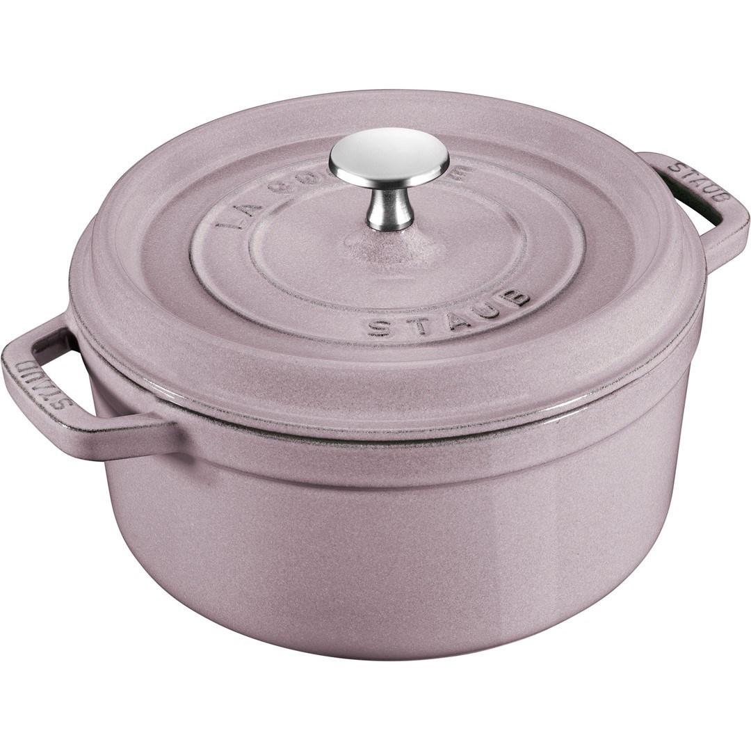 Rund støbejernsgryde Staub - 2,2 l, Cherry Blossom