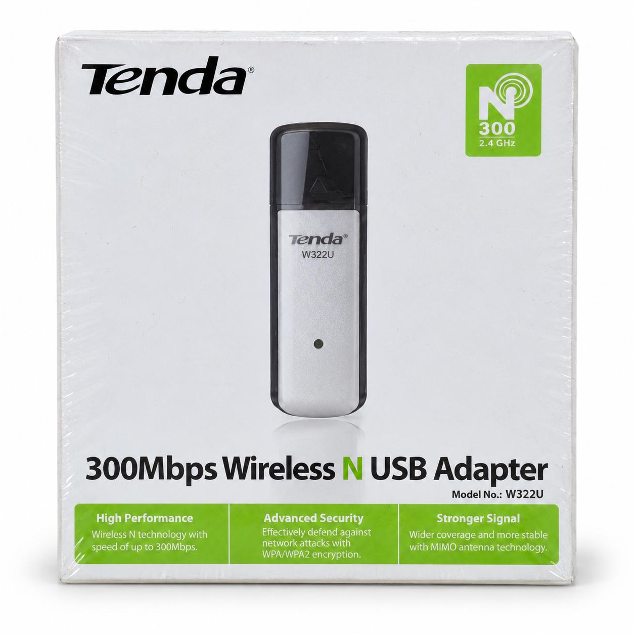 Tenda W322U USB Wi-Fi-adapter - 300 Mbit/s, 2,4 GHz