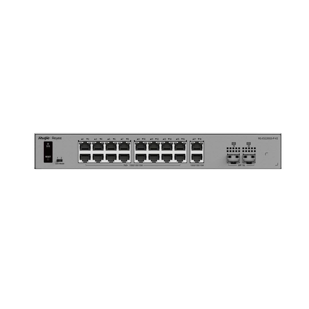 Netværksswitch Ruijie RG-ES220GS-P-V2 - managed L2 PoE+