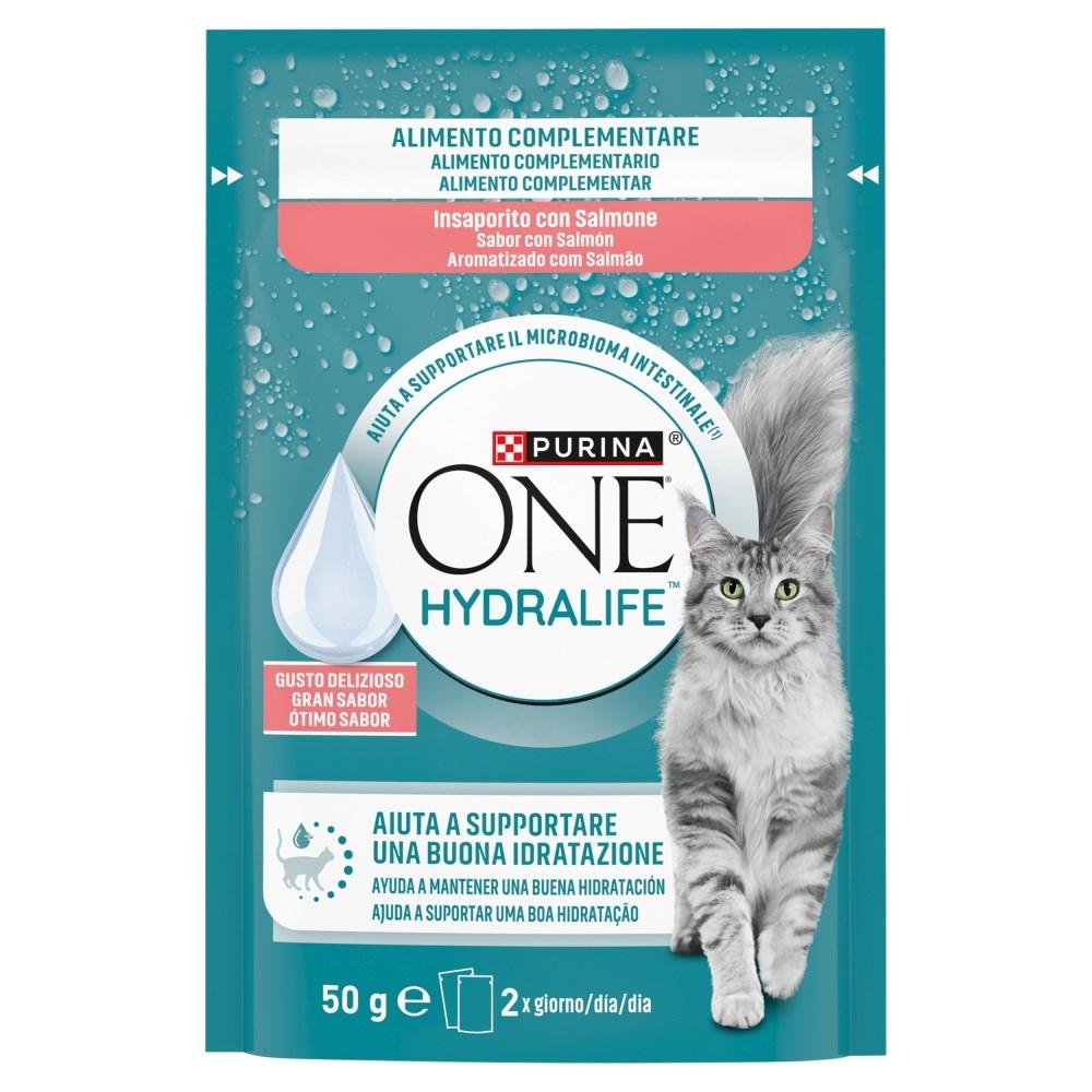 Flydende kattesnack Purina ONE Hydralife laks - 50 g