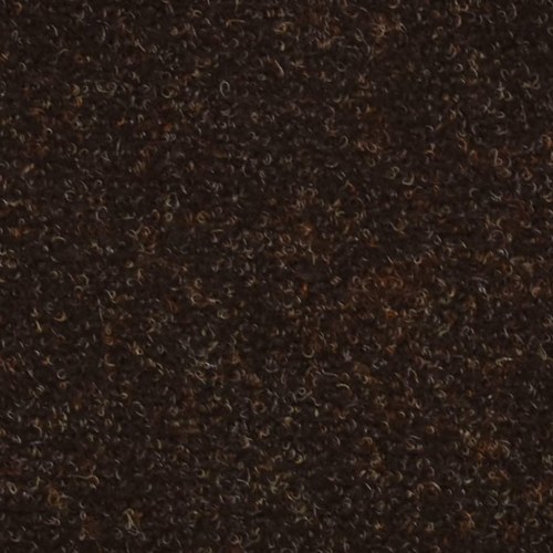 Trappemåtter selvklæbende 15 stk. halvrunde - brune 56 x 17 x 3 cm (OUTLET A)