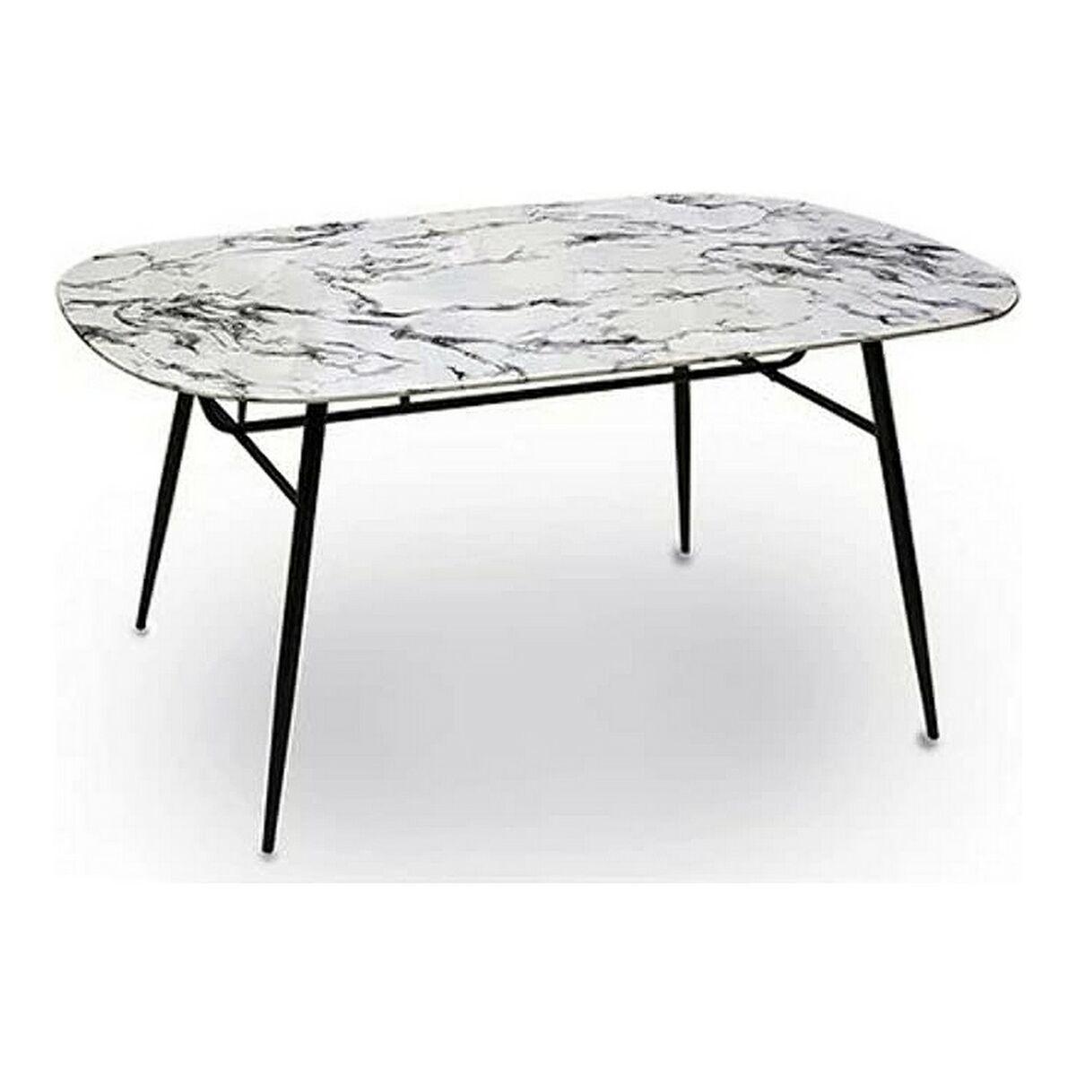 Bord MARBEN - hvid/sort (OUTLET C)