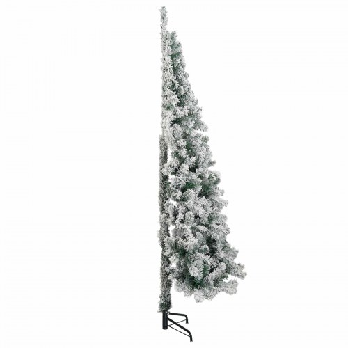 Kunstigt juletræ 180 cm - grøn og hvid