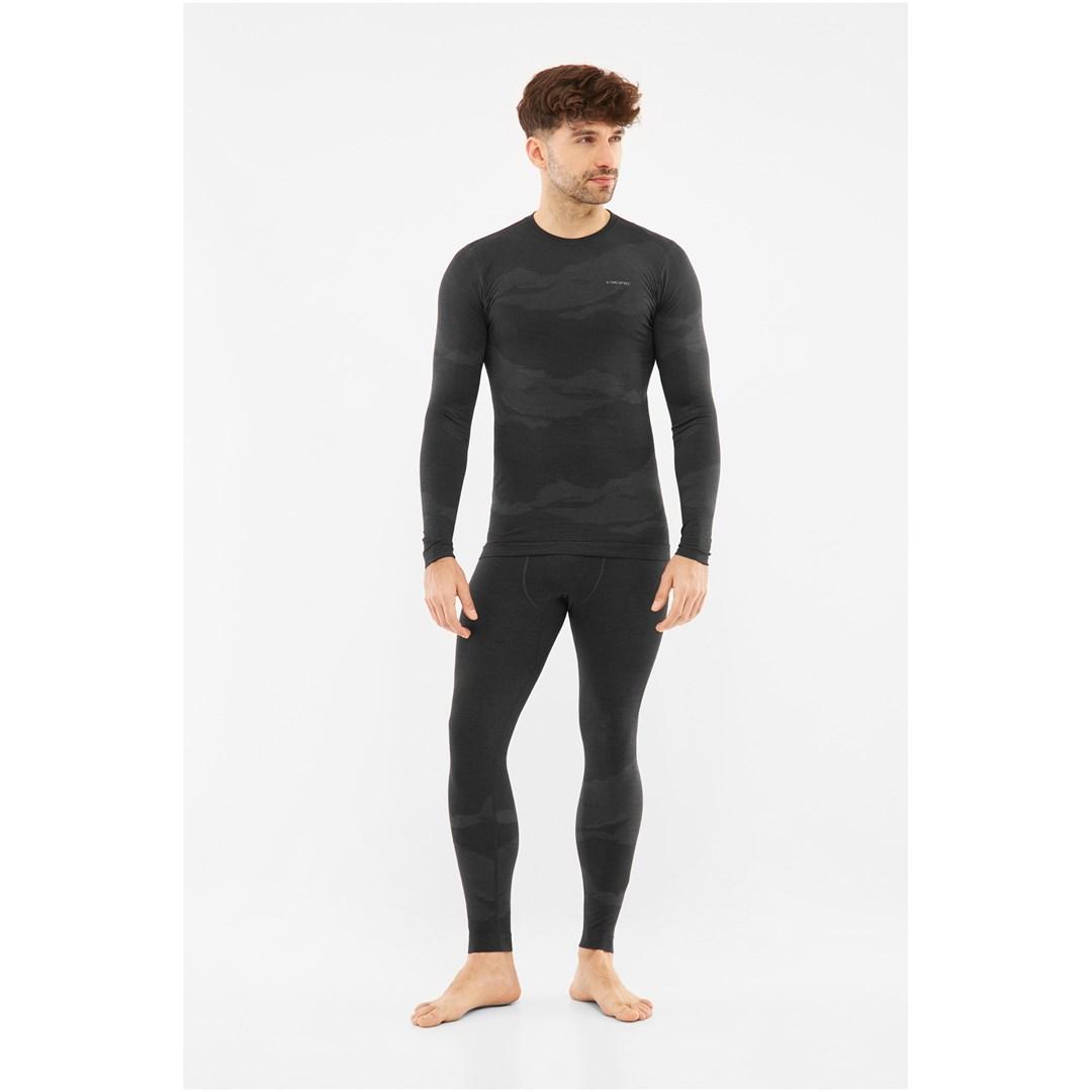 Skiundertøj Viking Gasher Base Layer Herre Sæt (XL - Sort)