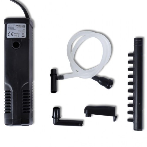 Akvariefilterpumpe med aktivt kul 300 l/t (OUTLET A+)