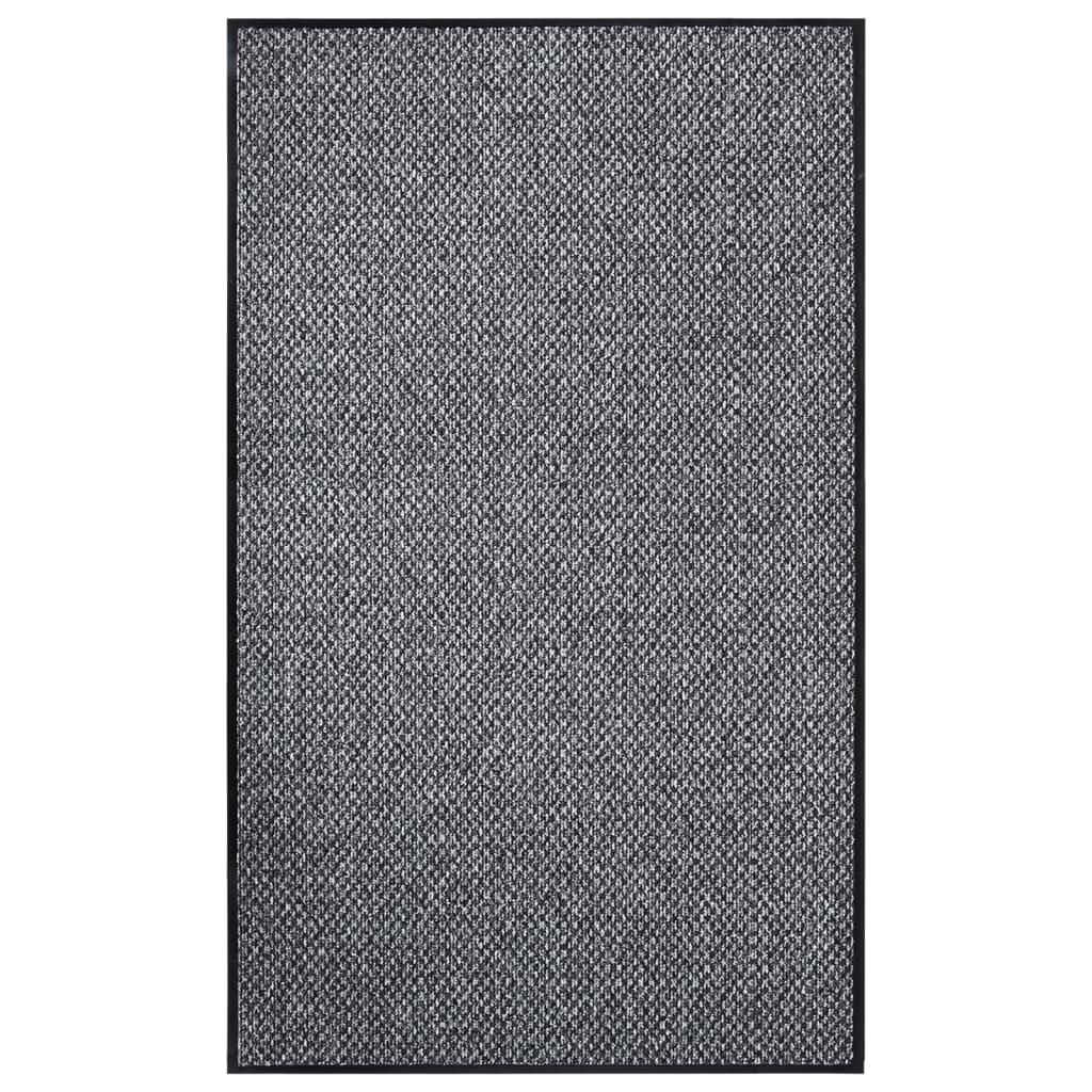 Dørmåtte grå 90 x 150 cm