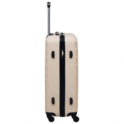 Kuffertsæt 3 dele hardcase i ABS - guldfarvet (OUTLET A)