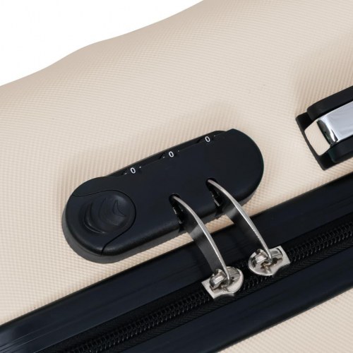Kuffertsæt 3 dele hardcase i ABS - guldfarvet (OUTLET A)