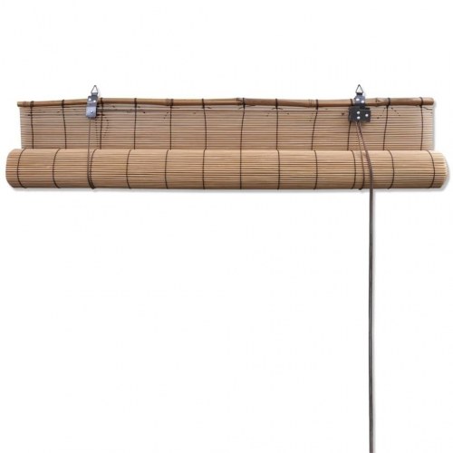 Bambusrullegardin 80 x 220 cm - brun (OUTLET A)