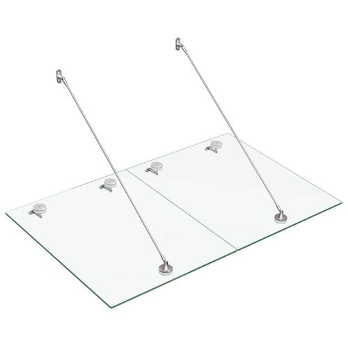 Dørudhæng VSG sikkerhedsglas 150 x 90 cm rustfrit stål