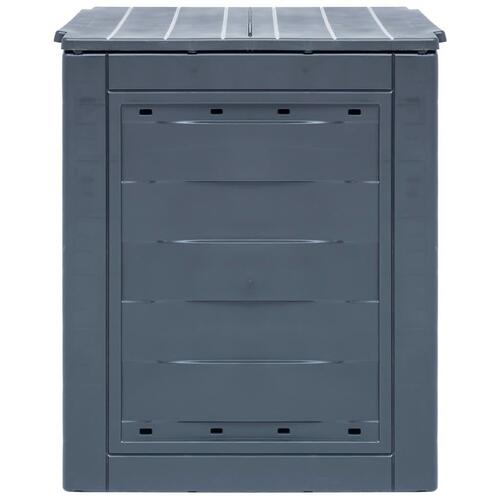 Kompostbeholdere til haven 3 stk. 60 x 60 x 73 cm 780 l grå