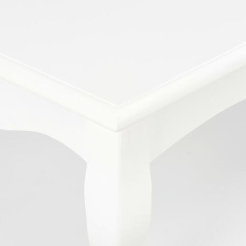 Sofabord 110 x 60 x 40 cm MDF hvid