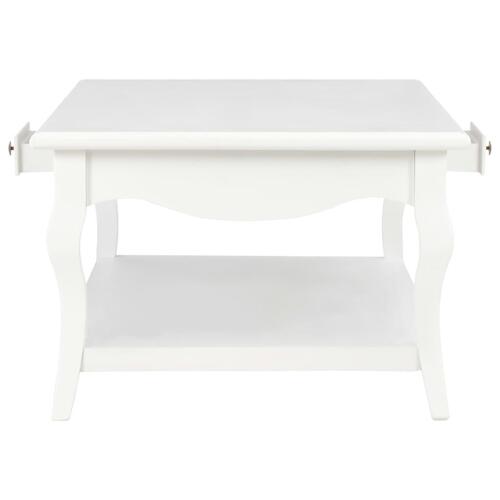 Sofabord 110 x 60 x 40 cm MDF hvid