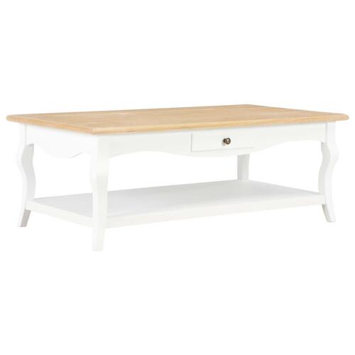 Sofabord 110 x 60 x 40 cm MDF hvid