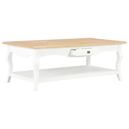 Sofabord 110 x 60 x 40 cm MDF hvid