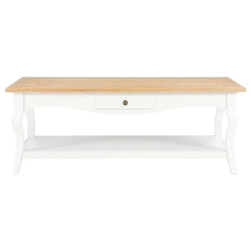Sofabord 110 x 60 x 40 cm MDF hvid