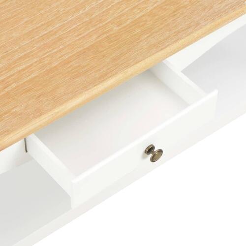 Sofabord 110 x 60 x 40 cm MDF hvid
