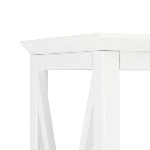 Bogreol med 1 skuffe 60 x 30 x 170 cm MDF hvid