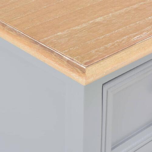 Sengeborde 2 stk. 35x30x49 cm MDF grå