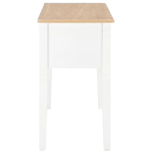 Skrivebord 109,5 x 45 x 77,5 cm træ hvid