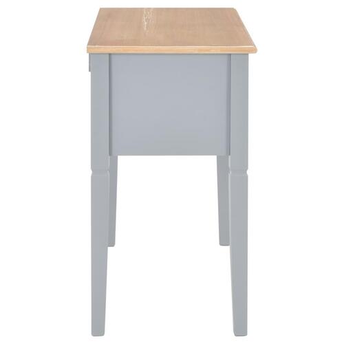 Skrivebord 109,5 x 45 x 77,5 cm træ grå