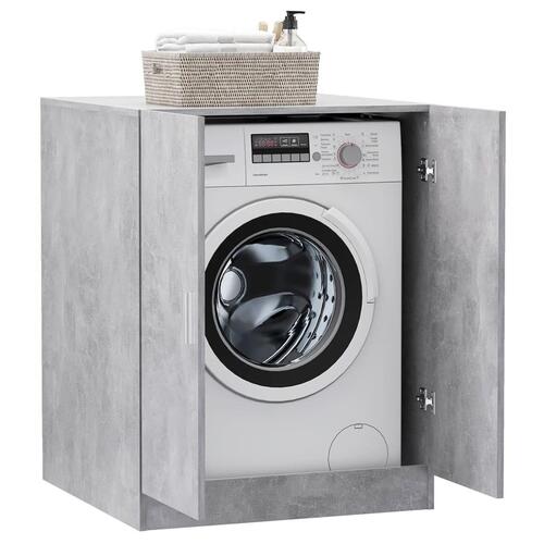 Vaskemaskineskab 71x71,5x91,5 cm betongrå