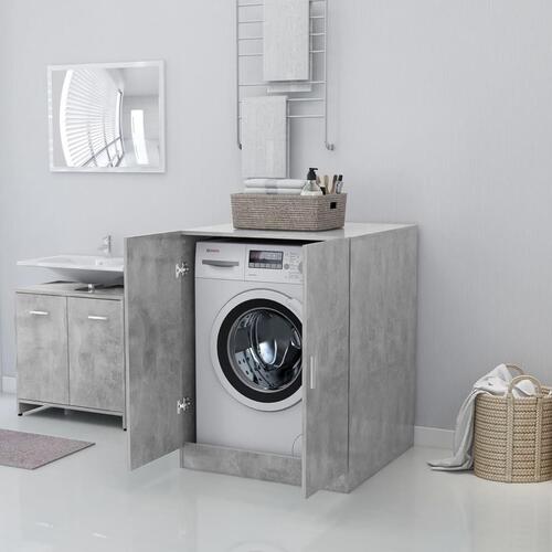 Vaskemaskineskab 71x71,5x91,5 cm betongrå