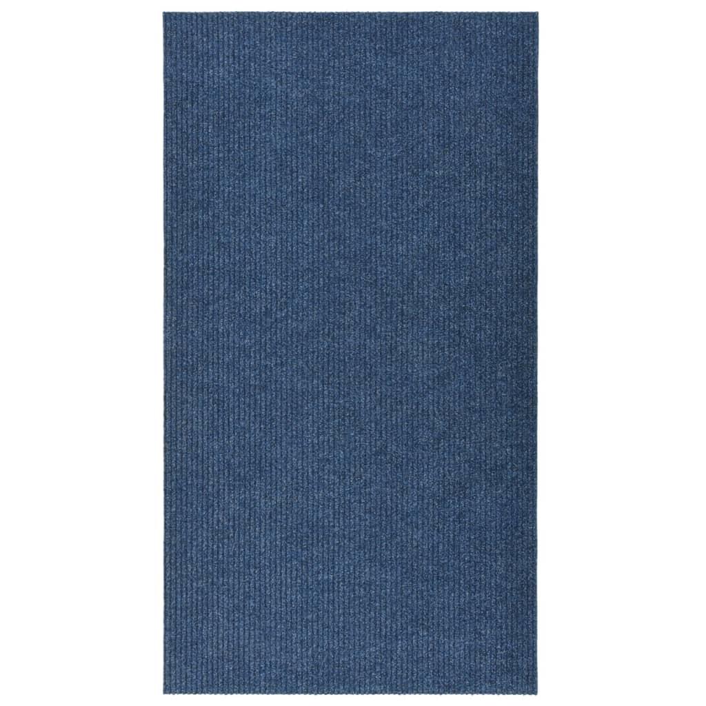 Snavsbestandig tæppeløber 100x200 cm blå