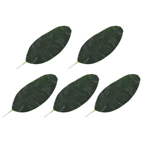 Kunstige bananblade 5 stk. 50 cm grøn