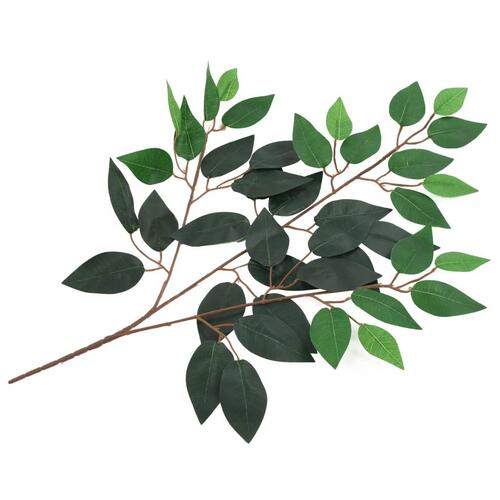 Kunstige figenblade 10 stk. 65 cm grøn