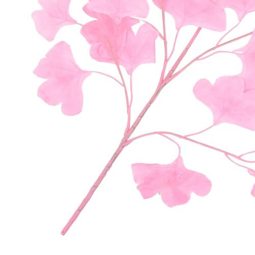 Kunstige tempeltræsblade 10 stk. 65 cm pink
