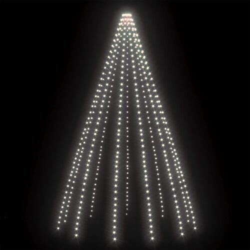 Juletræslys med 500 lysdioder 500 cm koldt hvidt lys