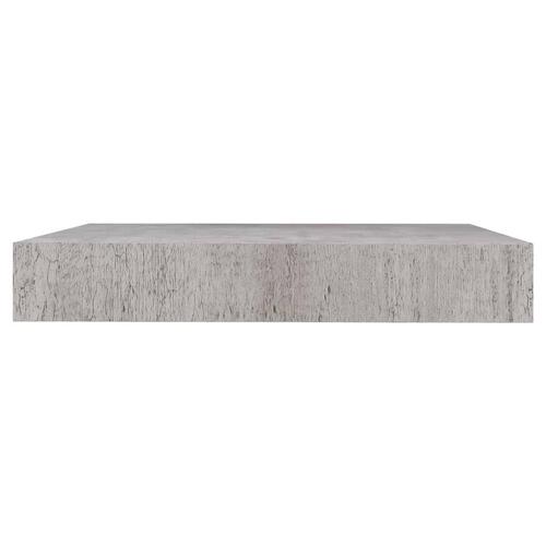 Væghylde 23x23,5x3,8 cm MDF betongrå