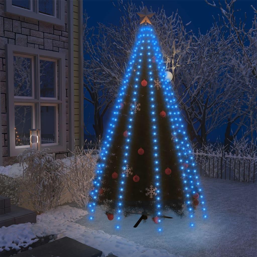 Beregning kanal Få kontrol Netlys til juletræ med 400 LED'er 400 cm blå