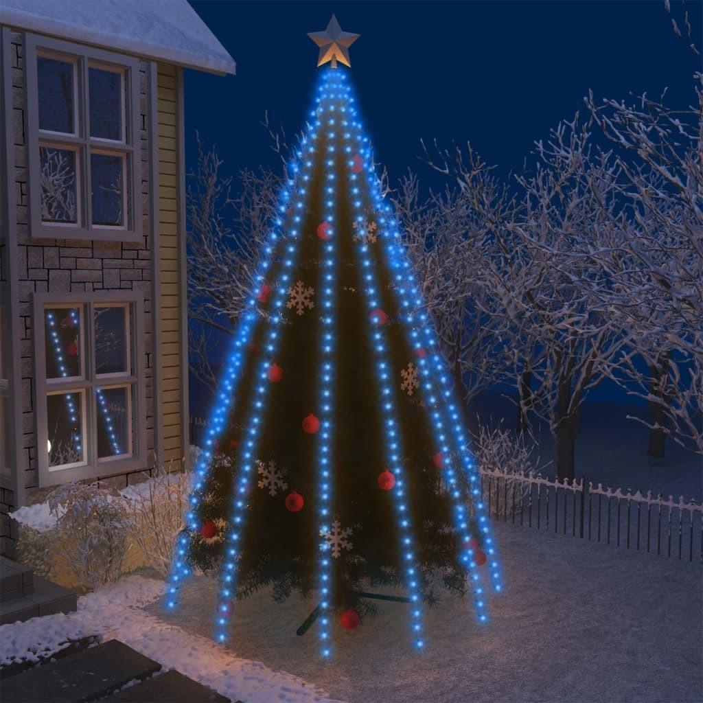 Billede af Juletræslys med 500 lysdioder 500 cm blå hos Boligcenter.dk