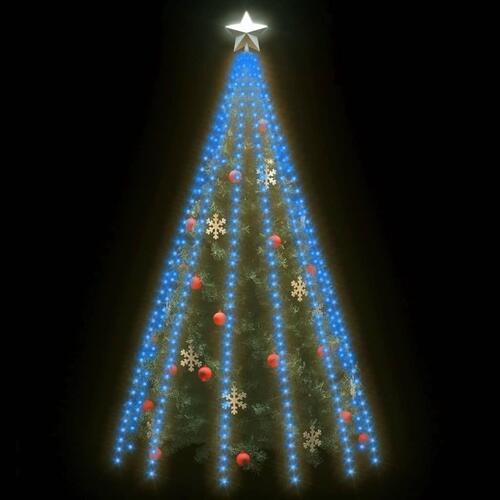 Juletræslys med 500 lysdioder 500 cm blå