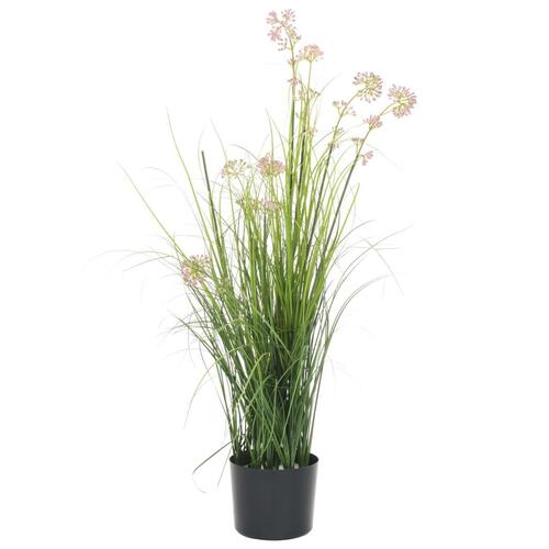 Kunstigt græsplante med blomst 95 cm