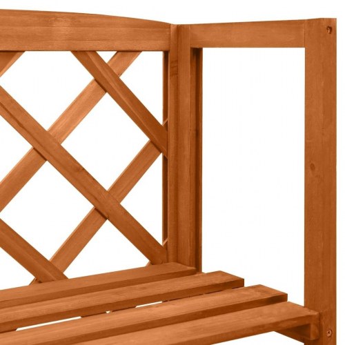 Espalier med hylder 55×30×140 cm i massivt træ
