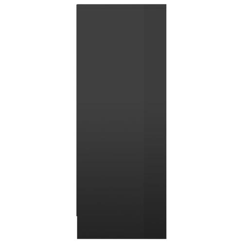 Skoreol 31,5x35x90 cm spånplade sort højglans